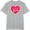 imageBarbie  Valentine Barbie Heart TShirtHeather Grey