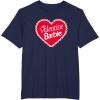 imageBarbie  Valentine Barbie Heart TShirtNavy Blue