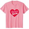 imageBarbie  Valentine Barbie Heart TShirtPink