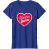 imageBarbie  Valentine Barbie Heart TShirtRoyal Blue