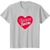 imageBarbie  Valentine Barbie Heart TShirtSilver Grey