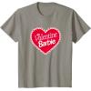 imageBarbie  Valentine Barbie Heart TShirtSlate Grey