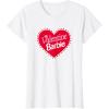 imageBarbie  Valentine Barbie Heart TShirtWhite
