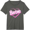 imageBarbie Heart TShirtAsphalt Grey