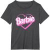 imageBarbie Heart TShirtDark Heather Grey