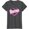 imageBarbie Heart TShirtDark Heather Grey