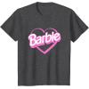 imageBarbie Heart TShirtDark Heather Grey