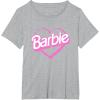 imageBarbie Heart TShirtHeather Grey