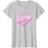 imageBarbie Heart TShirtSilver Grey