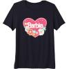 imageBarbie Heart and Flowers Premium Triblend TShirtNavy Blue