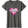 imageBarbie Pixel Valentines Heart TShirtAsphalt Grey