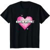 imageBarbie Pixel Valentines Heart TShirtBlack
