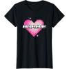 imageBarbie Pixel Valentines Heart TShirtBlack