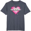 imageBarbie Pixel Valentines Heart TShirtHeather Blue