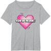 imageBarbie Pixel Valentines Heart TShirtHeather Grey