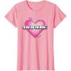 imageBarbie Pixel Valentines Heart TShirtPink