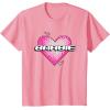 imageBarbie Pixel Valentines Heart TShirtPink