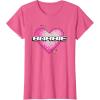 imageBarbie Pixel Valentines Heart TShirtPink Heather