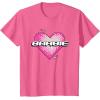 imageBarbie Pixel Valentines Heart TShirtPink Heather