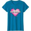 imageBarbie Pixel Valentines Heart TShirtSapphire Blue