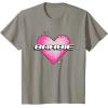 imageBarbie Pixel Valentines Heart TShirtSlate Grey