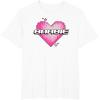imageBarbie Pixel Valentines Heart TShirtWhite
