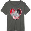imageBarbie Red Heart TShirtAsphalt Grey