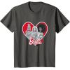 imageBarbie Red Heart TShirtAsphalt Grey