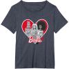 imageBarbie Red Heart TShirtHeather Blue