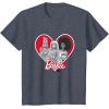 imageBarbie Red Heart TShirtHeather Blue