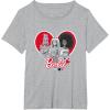 imageBarbie Red Heart TShirtHeather Grey