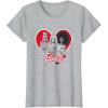 imageBarbie Red Heart TShirtHeather Grey