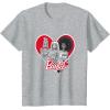 imageBarbie Red Heart TShirtHeather Grey