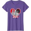 imageBarbie Red Heart TShirtPurple Heather