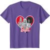 imageBarbie Red Heart TShirtPurple Heather