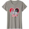 imageBarbie Red Heart TShirtSlate Grey