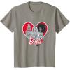 imageBarbie Red Heart TShirtSlate Grey