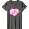 imageBarbie Valentines Day Heart TShirtAsphalt Grey
