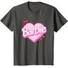 imageBarbie Valentines Day Heart TShirtAsphalt Grey