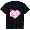imageBarbie Valentines Day Heart TShirtBlack