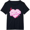 imageBarbie Valentines Day Heart TShirtBlack