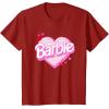 imageBarbie Valentines Day Heart TShirtCranberry Red
