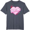 imageBarbie Valentines Day Heart TShirtHeather Blue
