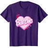 imageBarbie Valentines Day Heart TShirtPurple