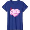 imageBarbie Valentines Day Heart TShirtRoyal Blue