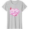 imageBarbie Valentines Day Heart TShirtSilver Grey