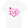 imageBarbie Valentines Day Heart TShirtWhite