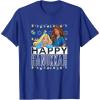 imageBarbie  Happy Hanukkah TShirtRoyal Blue