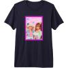 imageBarbie  Im Glad Were Friends Valentine Premium Triblend TShirtNavy Blue