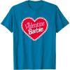 imageBarbie  Valentine Barbie Heart TShirtSapphire Blue